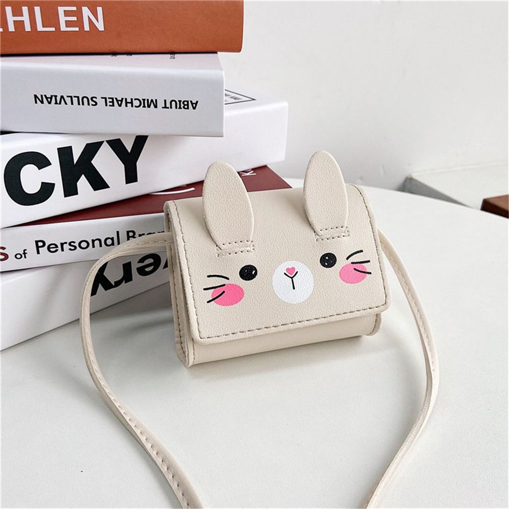 Kids Gift Baby Girls Boy Little Rabbit Sling Bag Drawstring Bag Shoulder Bag Plush