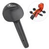 4PCS Black Color Violin Tuning Pegs Ebony Material Violin Replacement Pegs  For 1/2 1/4 1/8 Violin