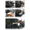 6Pcs Gloss Black Pillar Post Fit For Kia K3 Forte Sedan      Window Sticker Cover Door Side Trim Decor Kit
