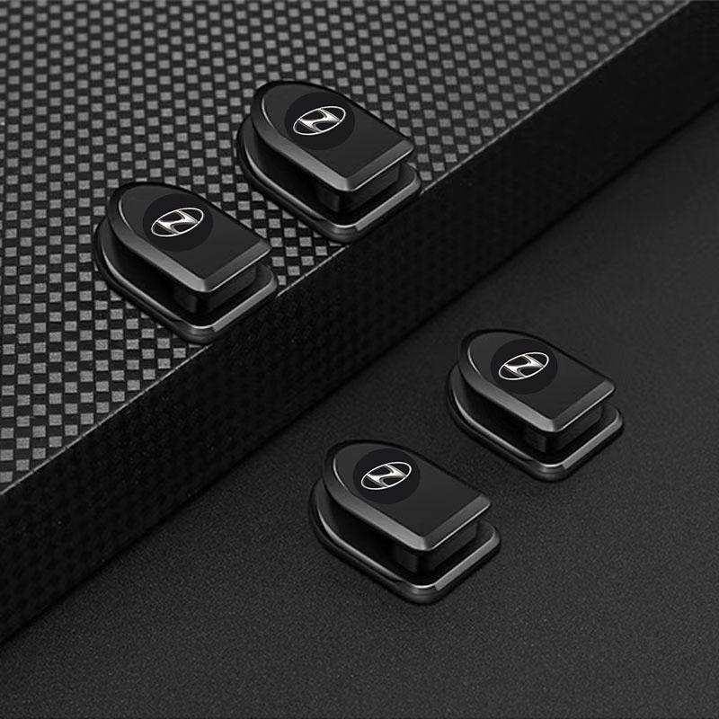 Мини автомобильные крючки Черные самоклеящиеся невидимые крючки Держатель для хранения в салоне Для Hyundai I30 Tucson Veloster Kona I10 I35 Elantra Santa Fe Декор