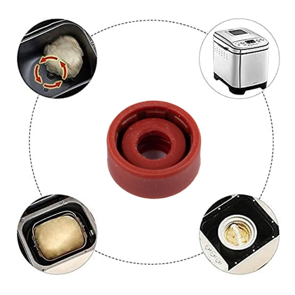 2 шт. Уплотнительные кольца для хлебопечки, сальники, термостойкая пластиковая текстура, подходят для домашнего и коммерческого использования