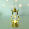 Светодиодная лампа в стиле ретро на батарейках, небьющаяся, неяркая, энергосберегающая, декоративная, рождественская, креативная, масляная лампа из АБС-пластика