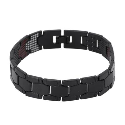 Браслет съемный регулируемый шестиугольный многоточечный магнитный терапевтический мужской браслетчерный