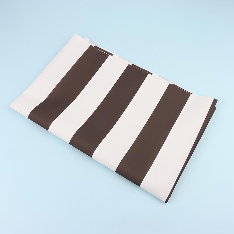 420D Striped Print Oxford Fabric Waterproof Fabric Canopy Tent Umbrella Cloth Pu Coated 50X150Cm Sunshade