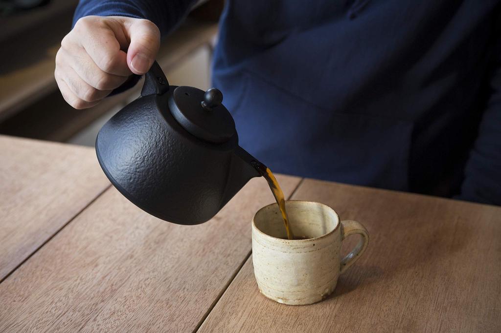 Iwachu Набор Кофейников Черный Совместим с Индукционными Плитами Чугун Намбу 12361 0.75л