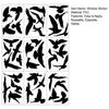9Pcs Window Sticker Easy To Apply Reusable Bird Protection Stickers Exquisite Bird Safety Decal for Home