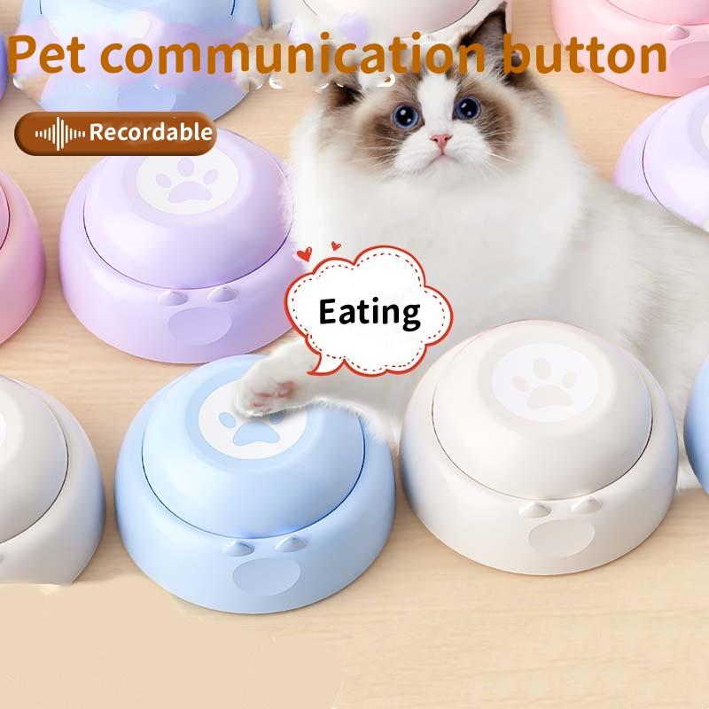 4pcs Recordable Talking Button Child Interactive Toy Phonograph Answer Buzzers Portable Recording Sound Button Party Noise Maker