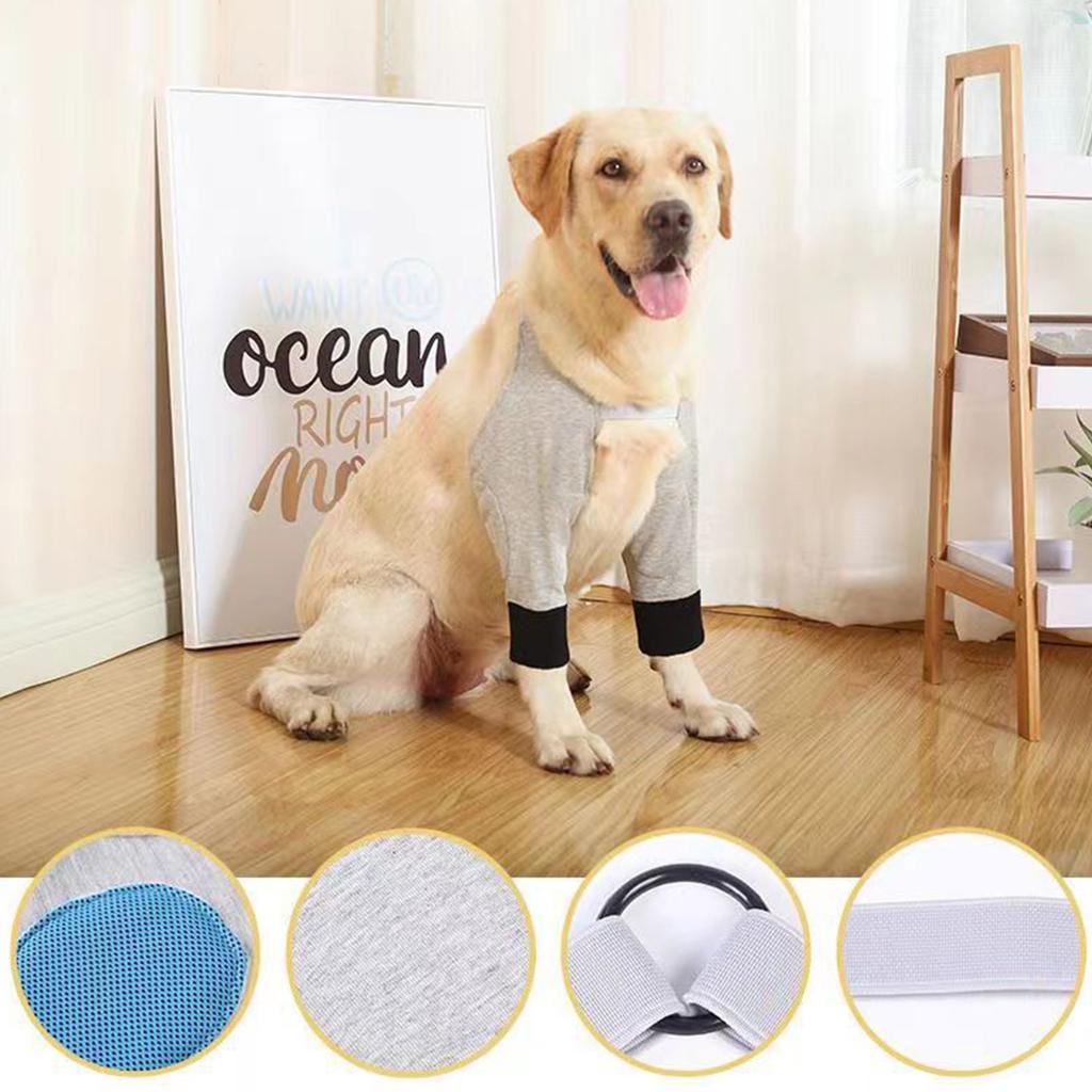 Dog Elbow Brace Supports for Injured Limbs Promotes Comfort Helps Arthritis Against Licking Assists Brace Sleeve