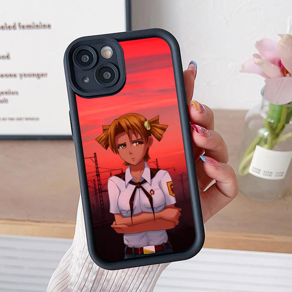 Вечное Лето Алиса Утолщенный ТПУ Чехол для Мобильного Телефона для iPhone 17 16 15 14 13 12 11 Air Pro Max Plus Цветной Чехол
