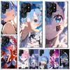 R-Rem Re Zero Аниме Мягкий Чехол Для Телефона Для Samsung Galaxy S22 S23 S24 S25 Edge S26 Ultra S20 FE S21 Plus + Fundas Coque Galaxy S20