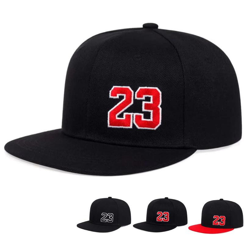 Unisex 23 Embroidery Baseball Hats Spring Autumn Outdoor Adjustable Casual Hip-hop Trucker Caps Sunscreen Hat