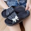 Мода 2024 Лето Новые Тапочки Бабочка Свежие Женские Туфли Домашние Тапочки Для Ванной Легкие Модные Женские Тапочки