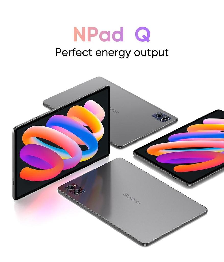 N-one Планшет NPad Q 10,1 дюйма, восьмиядерный процессор MTK8183, ОС Android 12, 4 ГБ ОЗУ, 64 ГБ встроенной памяти, 5G Wi-Fi, аккумулятор BT5.0, 6600 мАч