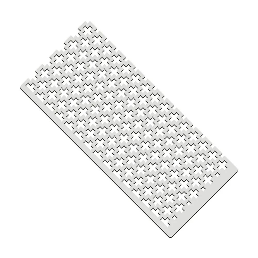 125 5D Diamond Painting Ruler Adjustment Fix Tool Metal Diamond Mesh Ruler Plum Blossom Grid Square Drill 10g/12g for Art Crafts