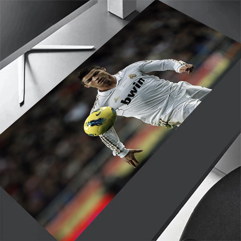 Cristiano Ronaldo Action Gaming Mouse Pad Office Mouse Mats Ultra-Long Desk Mat Non-Slip Rubber Bottom Suitable for Office Gaming PC Laptop