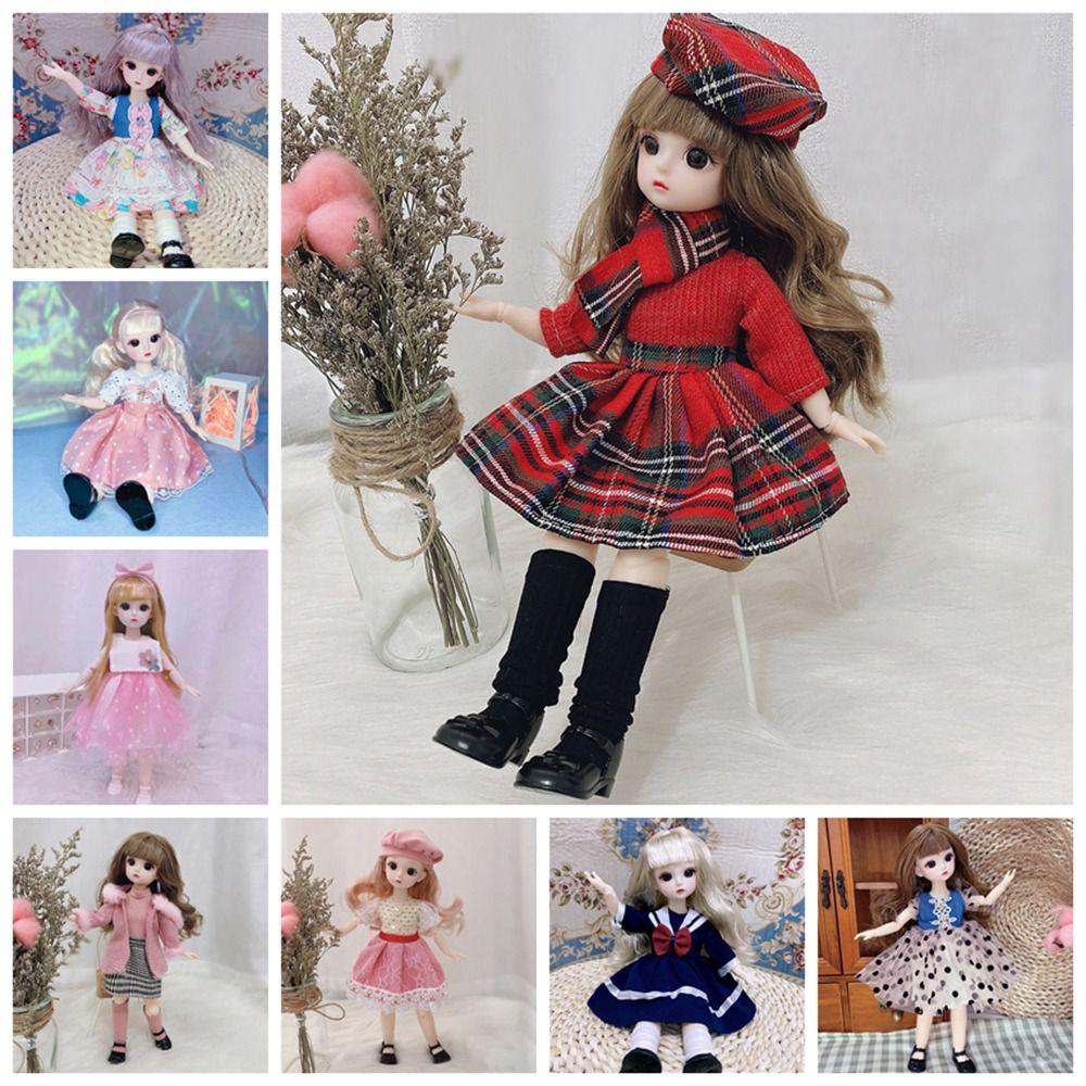 21 Detachable Joints Accessories Doll Princess Dress Cute DIY Doll Outfit for 30cm 1/6 BJD Doll