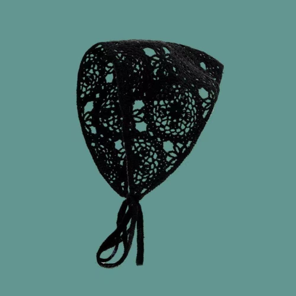 Ribbon Bandana Crochet Turban Triangular Scarf New Style Hair Accessories  Summer