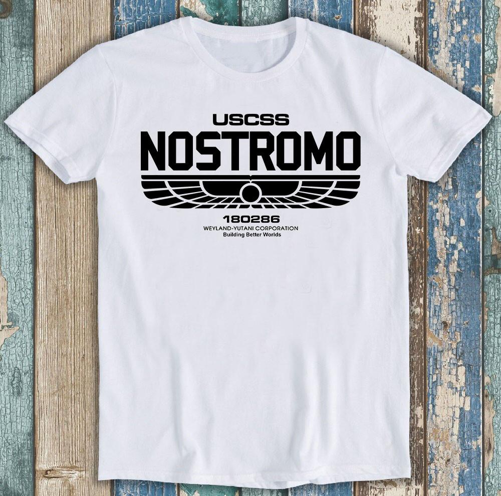 Nostromo 180286 Фильм Чужой USCSS Weyland-Yutani Научно-фантастический Подарок Футболка M1419