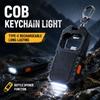 USB Rechargeable Working Light LED COB Emergency Lantern Keychain Flashlight  Outdoor