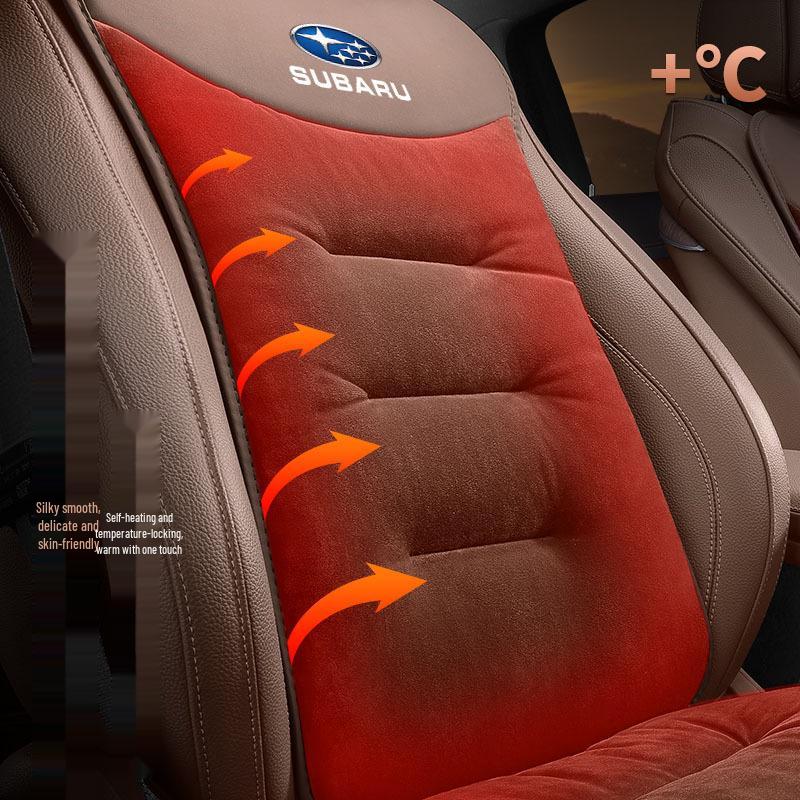 Зимняя теплая фланелевая подушка на сиденье для Subaru BRZ, WRX, Forester, Outback, Crosstrek
