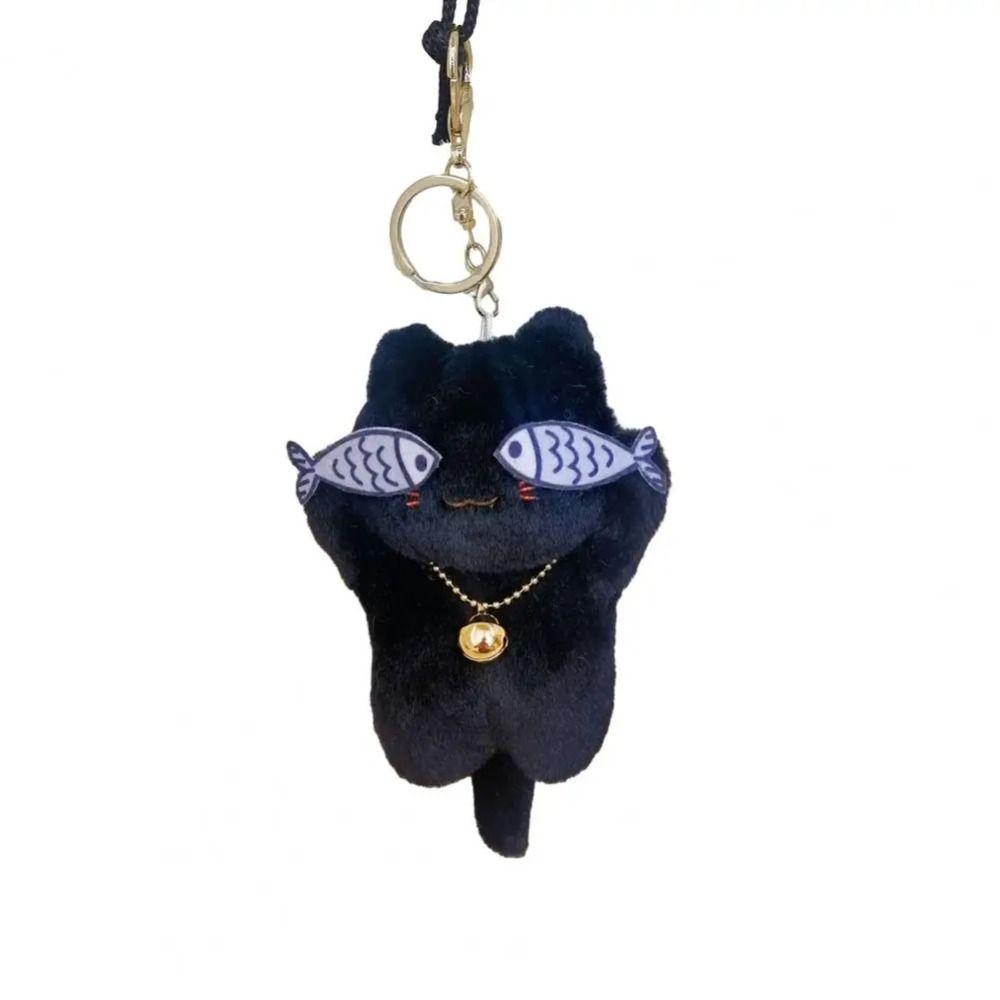Cartoon Anime Cartoon Kitten Stuffed Doll Cat Cat Plush Keychain  Bag Pendant
