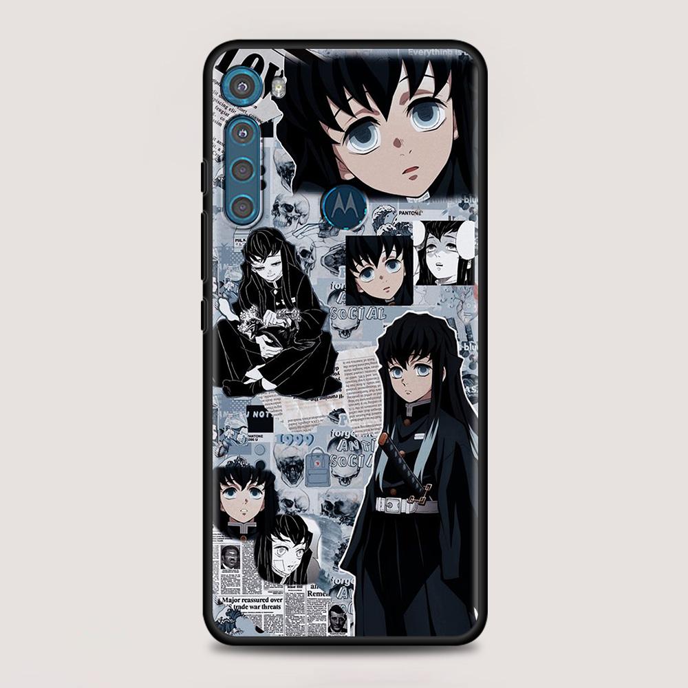 Чехол Kimetsu No Yaiba Demon Slayer для MOTOROLA One Fusion для Moto G10 G9 G8 Plus Play Power One G20 G30 G40 G50 G60 Edge 20