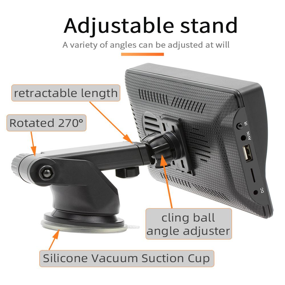 Портативный 7-дюймовый MP5-плеер с поддержкой беспроводного CarPlay, Android Auto, Mirror Link+ и камеры