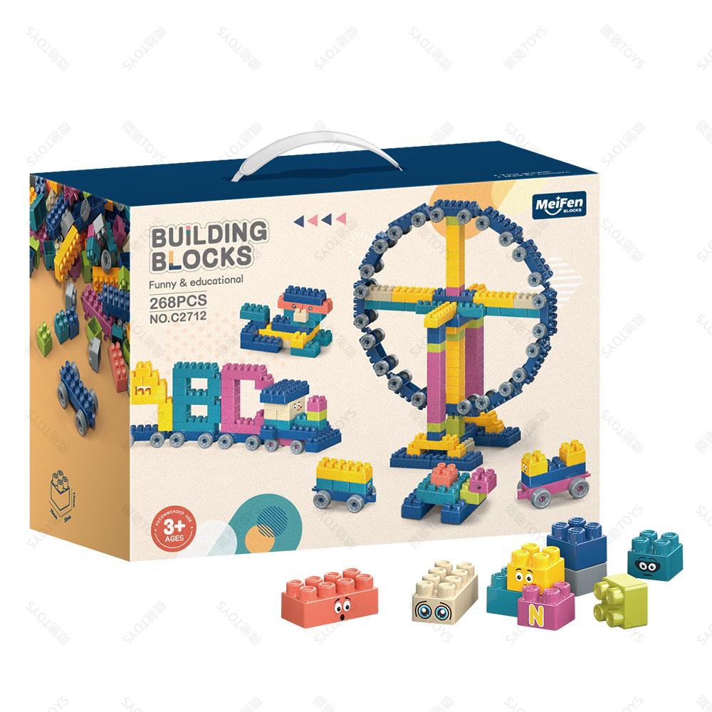 Kids Educational Building Blocks Toy for Boys 3-6 Years Old Birthday Gift Fun Puzzle Bricks