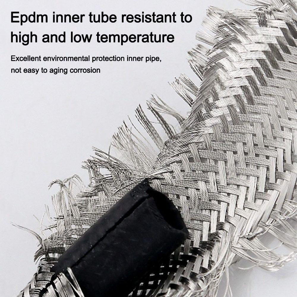 304 Stainless Steel High Pressure Water Supply Tube Dual Head Tube Faucet Connector