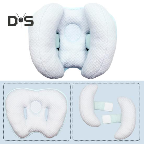 Подушка для путешествий для младенцев 2 в 1, съемная конструкция, регулируемая ширина, подушка для поддержки шеи и головы, вставка для автокресла и коляски, подушка для поддержки головы и шеи