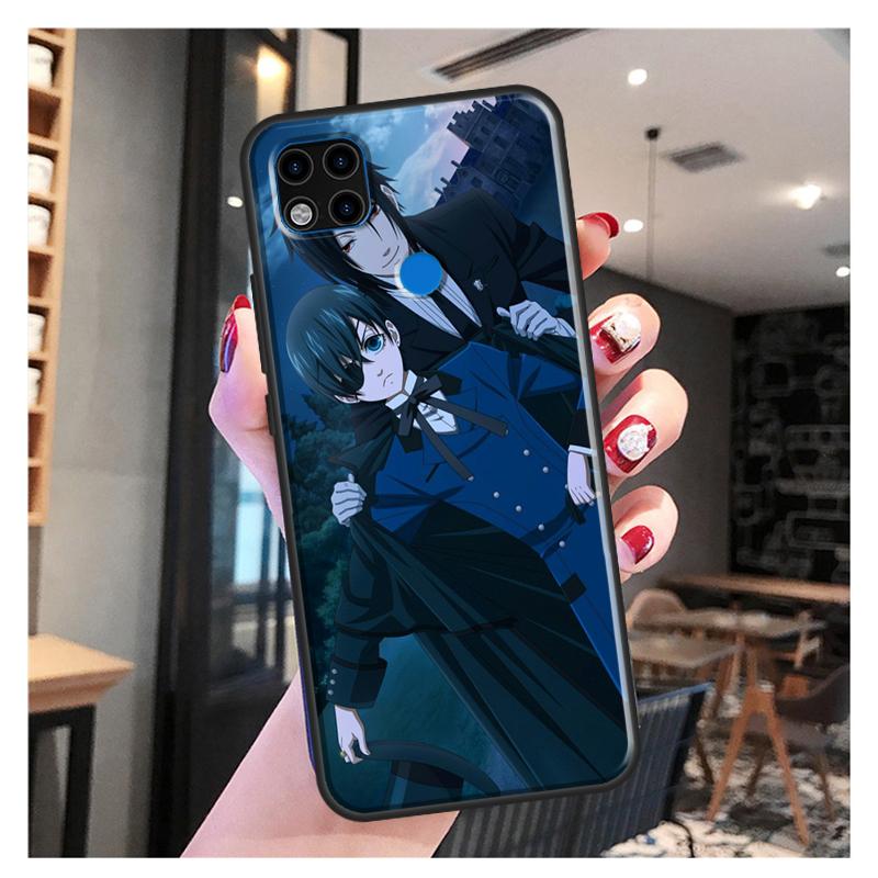Аниме Черный дворецкий Kuroshitsuji для Xiaomi Redmi Note 11 Pro, чехол для телефона Redmi 9T 9A 9C 9S 10S Note 9 10 Pro, задняя крышка