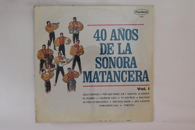 LP Пластинка LA SONORA MATANCERA - 40 Лет La Sonora Matancera 1143 PEERLESS Мексика Латинская Б/У