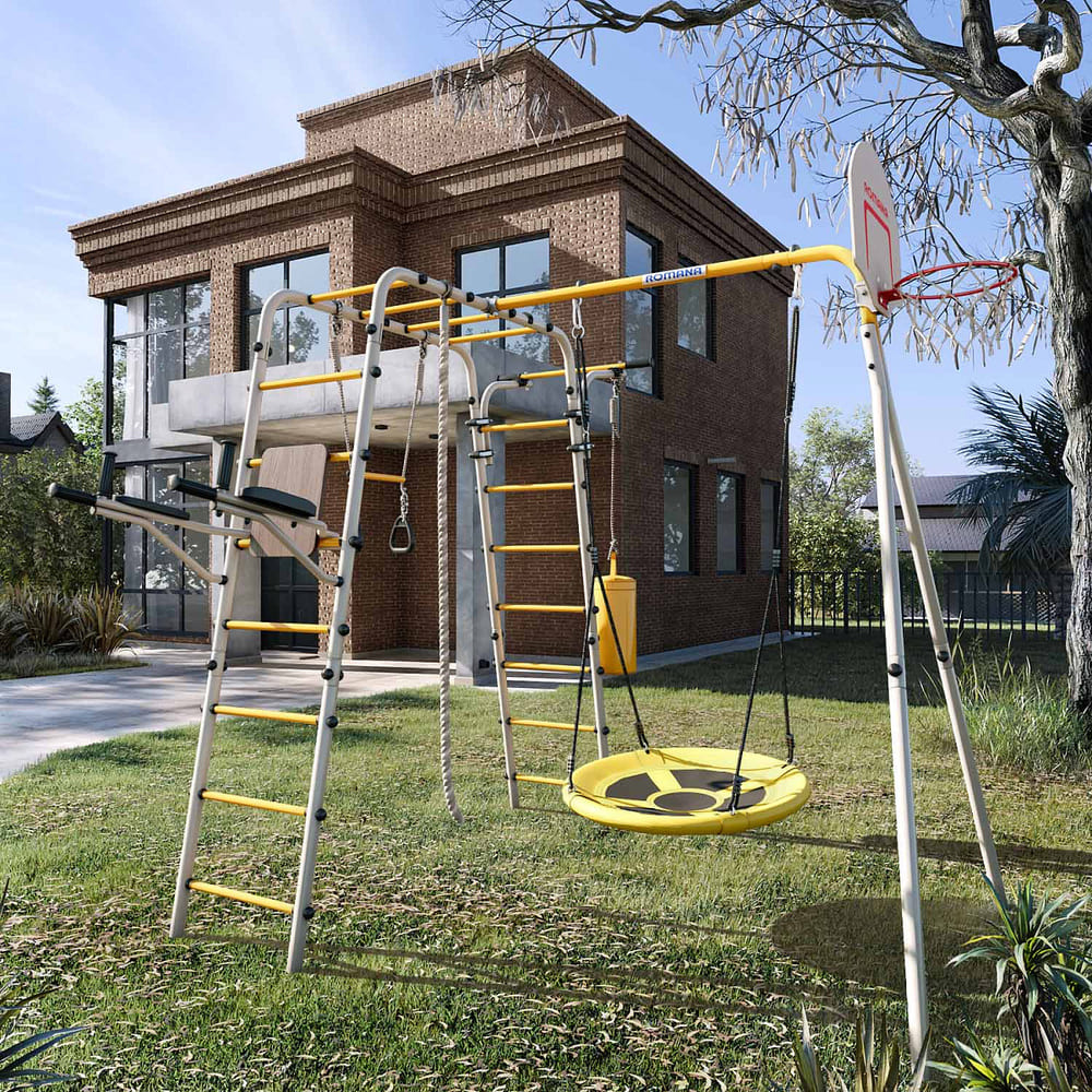 Happy Meadow Garden Playground Basic - Yellow