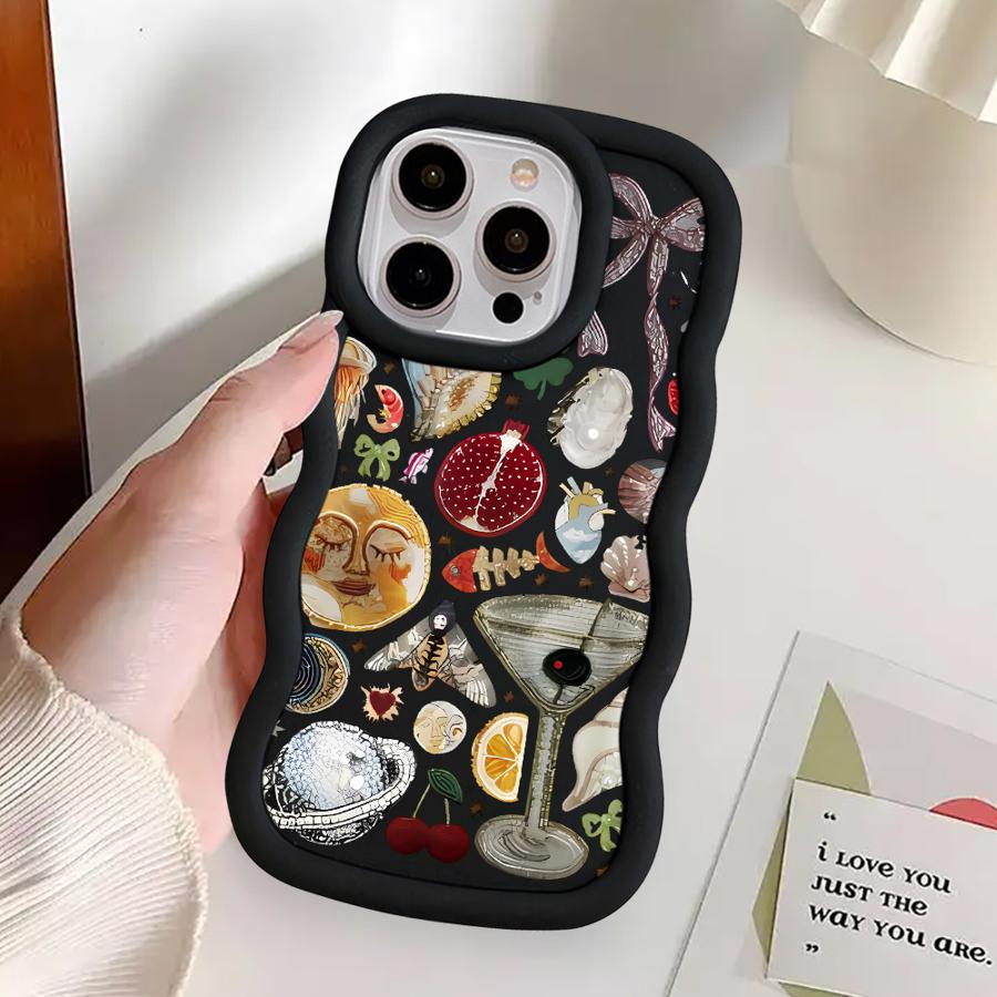 Чехол-бампер с рисунком «Личность Любовь» для iPhone 8 XR 13 16 Pro Max 14 12 17 Air 11 15 Plus