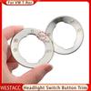 Нержавеющая сталь, кнопка переключения фар, панель, рамка, наклейка, накладка для Volkswagen VW T-roc Troc 2017-2023