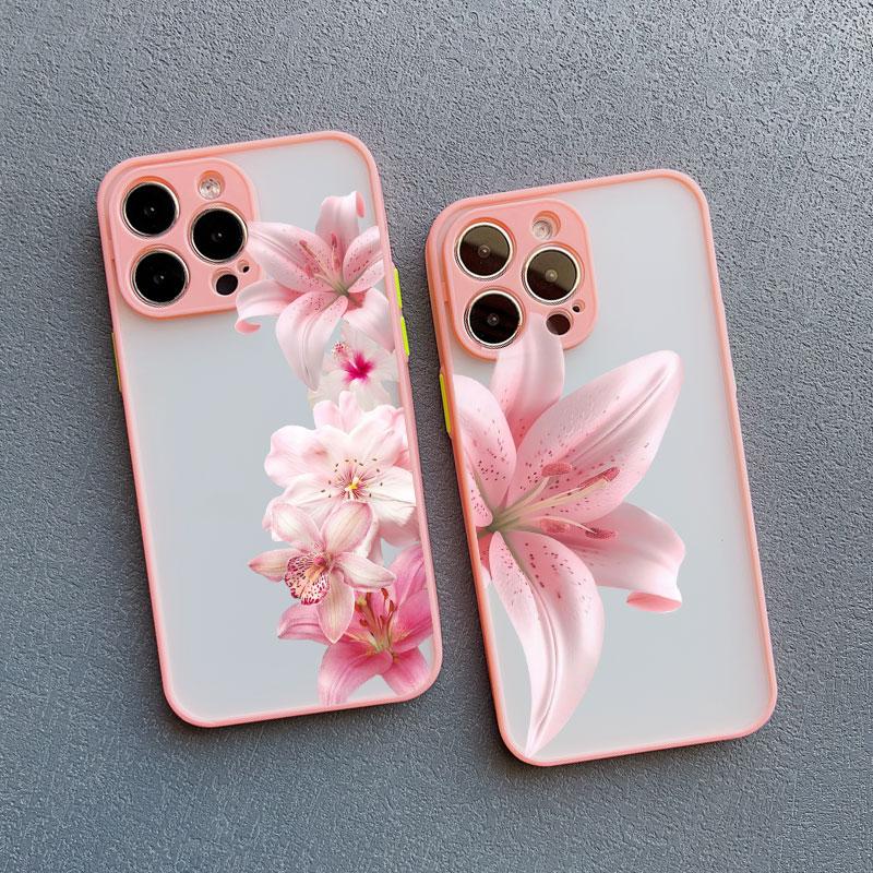 Цветок Лилии Орхидеи Пышное Цветение Чехол для Телефона Для iPhone 15 16 14 Pro Max Plus 13 12 Mini 11 Pro Max XS XR X 7 8 SE2 Чехлы