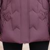 Winter Down Coat for Women Vintage Plus Size Outerwears Hooded Elegant Thick Warm Down Jacket Woman Parkas