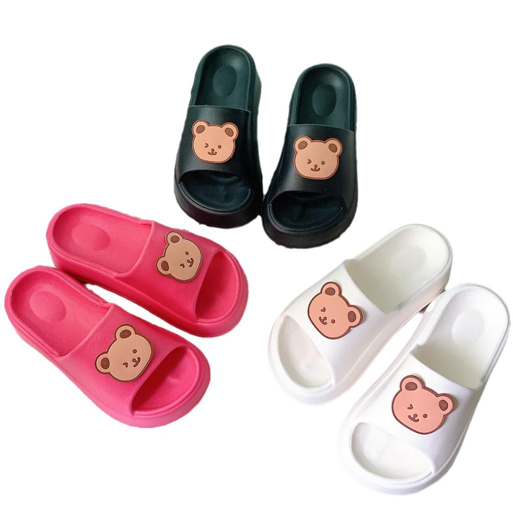 Platform Slippers Women's Summer Wear Home Bathroom Bath Couple Slippers Sandals