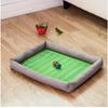 Summer Cool Wave Pet Mat Mat with Edge Square Kennel for Small Dogs Teddy
