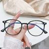 Строго отобранные ретро-очки с защитой от синего света для женщин, уличная фотография, простые очки, оправа, персонализированные плоские очки, расширенные возможности восприятия