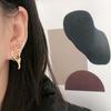 Винтажные серьги-бабочки Kinel цвета розового золота с блестящим цирконом