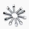 10 piece 35/40/45/50/55/60/65mm lengthen Steel Wheel Bolts M14 x 1.5mm WHEEL NUTS SEAT SUIT FOR VW Volkswagen