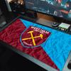 West Ham United FC Logo Color Mouse Pad Large Gaming Table Cushion Non-slip Laptop Tablet Big Mousepad XXL Mat Mini PC Playmat With Lock edge