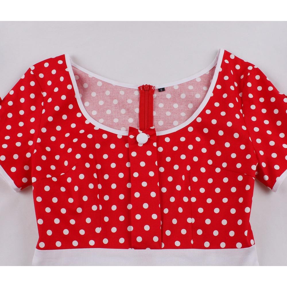 Женское винтажное платье в горошек в стиле рокабилли, коктейльное платье для вечеринки, платье на весну и лето с короткими рукавами