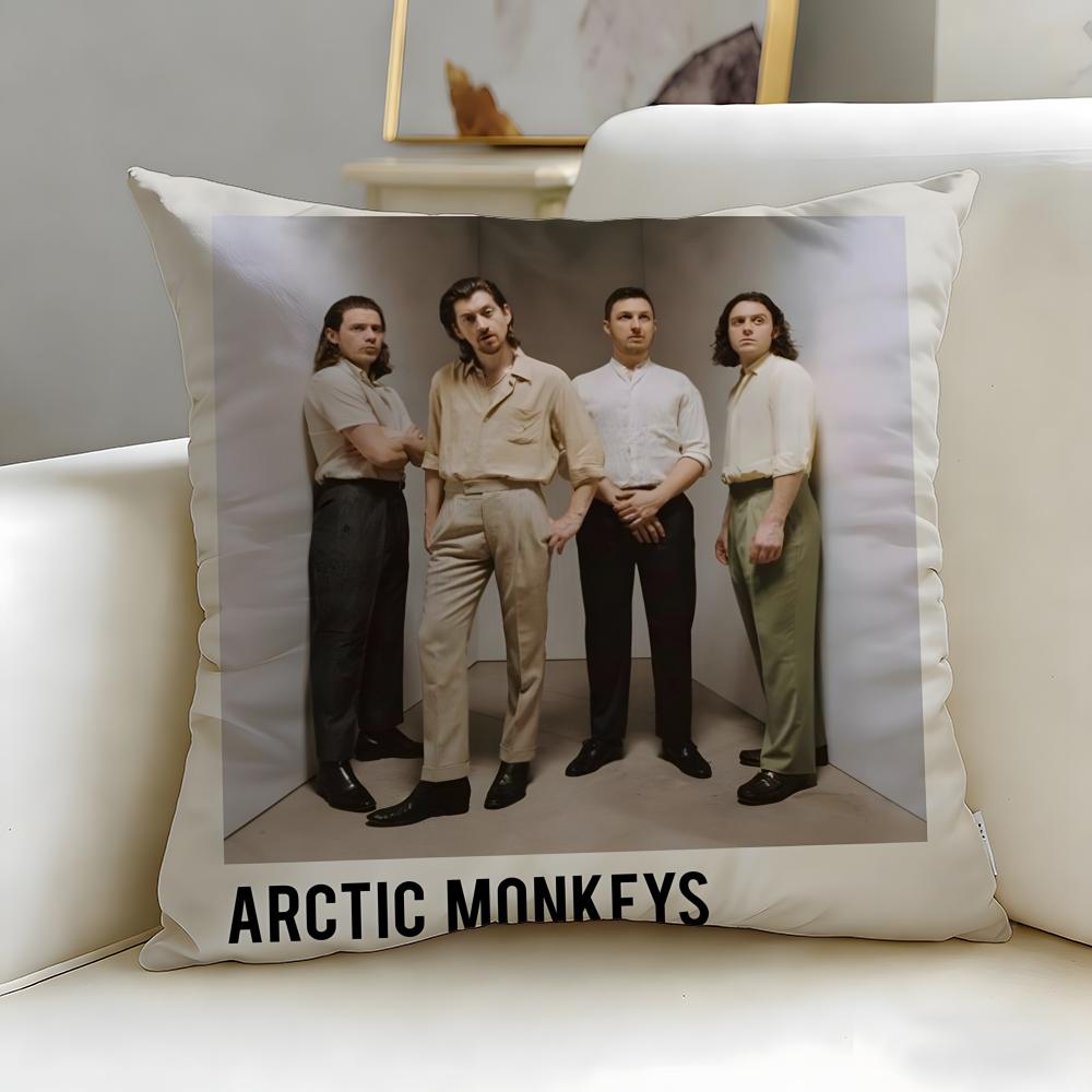 Классическая группа Arctic Monkeys Наволочка Мягкая Легко стирающаяся Подушка Универсальная для Дивана Кровати Путешествий и Офиса