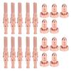 10 Set Plasma Cutting Torch Electrode Nozzle Tips 60A 98215 98210 Brass Replacement Consumables