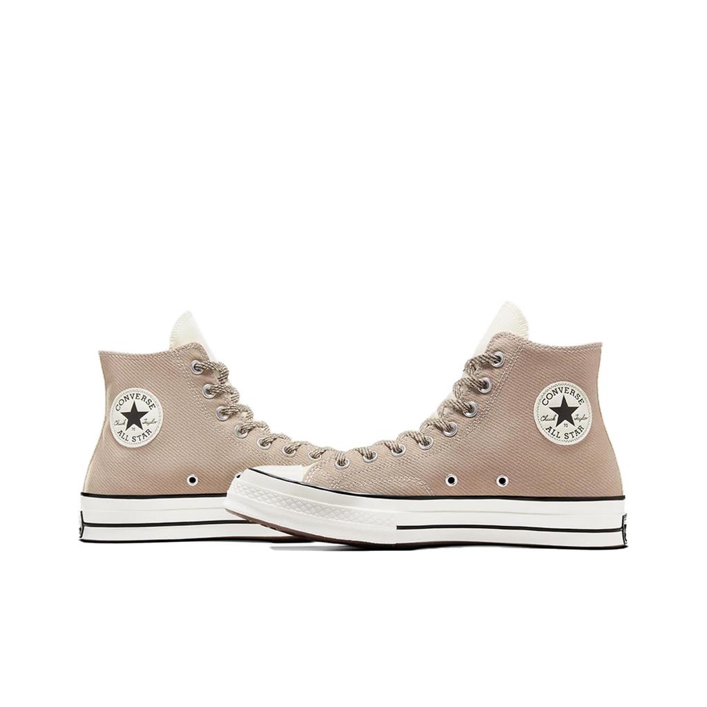 Converse Chuck 70 High Двухцветные - Винтажные Грузовые Унисекс Кроссовки Коричневый Черный Эгрет A09201C