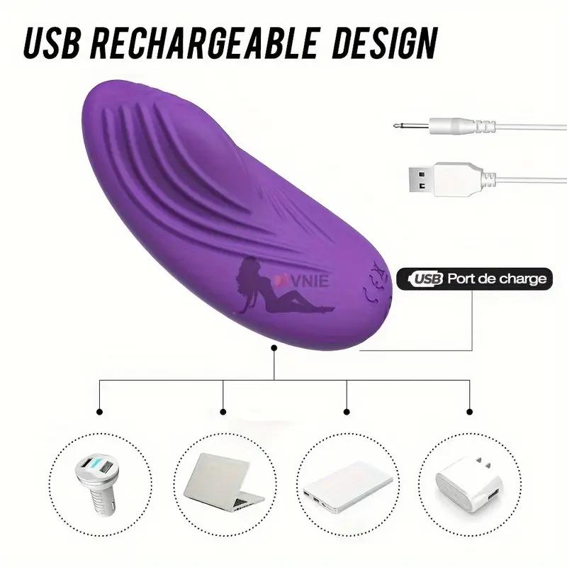 Дистанционно управляемый стимулятор клитора и точки G - интимный массажер двойного действия для женщин и пар - усиливает чувственные ощущения во время игры