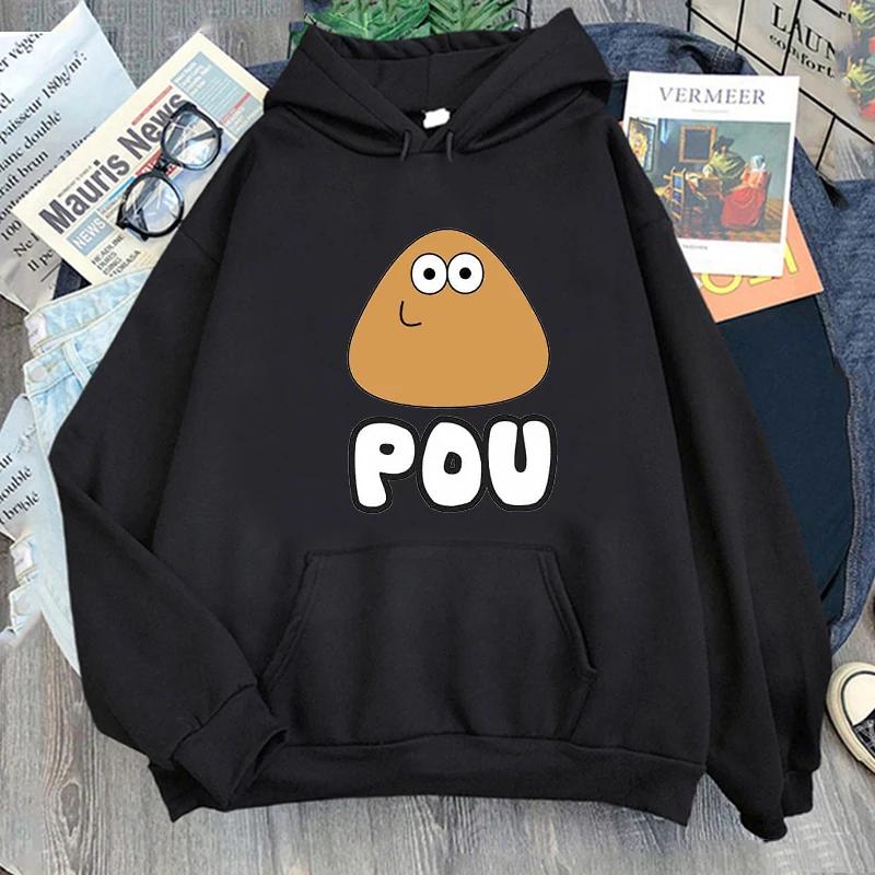 Pou Hoodie Мужская мода Letter Print Hoodie Boy Coats Пуловеры Мужские толстовки Одежда Rap Women Sweatshirt Одежда