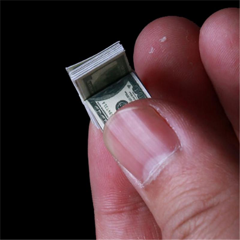 1/12 Scale Coins Dollars Euro Money Scene Accessories Toys For Dollhouse